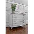 Finn & Louise Point Breeze 3 Drawer Chest in White/Soft Grey Glaze