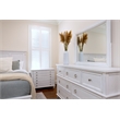 Finn & Louise Point Breeze 3 Drawer Chest in White/Soft Grey Glaze