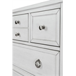 Finn & Louise Point Breeze 5 Drawer Chest in White Finish & Soft Grey Glaze