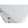 Finn & Louise Point Breeze 5 Drawer Chest in White Finish & Soft Grey Glaze