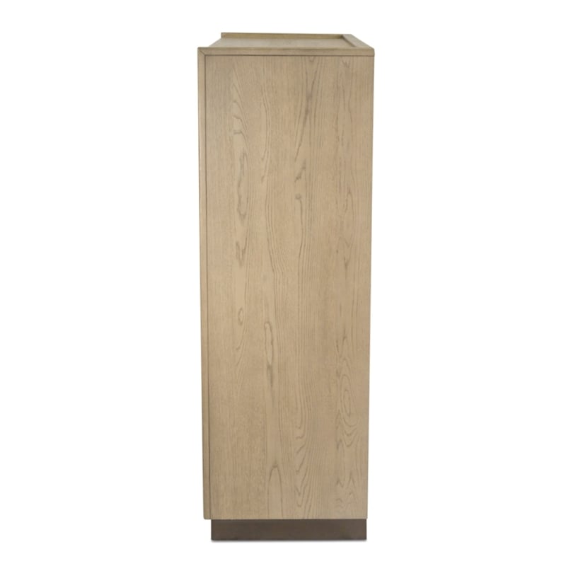 Finn & Louise Rio Vista Woven 5 Drawer Chest in Earth Tones & Clay
