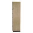 Finn & Louise Rio Vista Woven Mirrored Door Chest in Muted - Brown - Wood