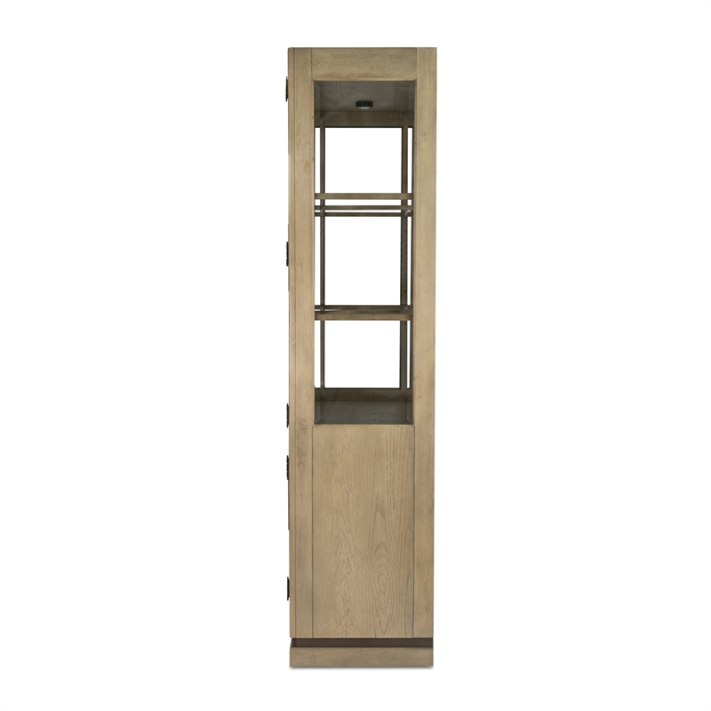 Finn & Louise Rio Vista Bunching Curio w/LED in Muted Earth Tones & Clay