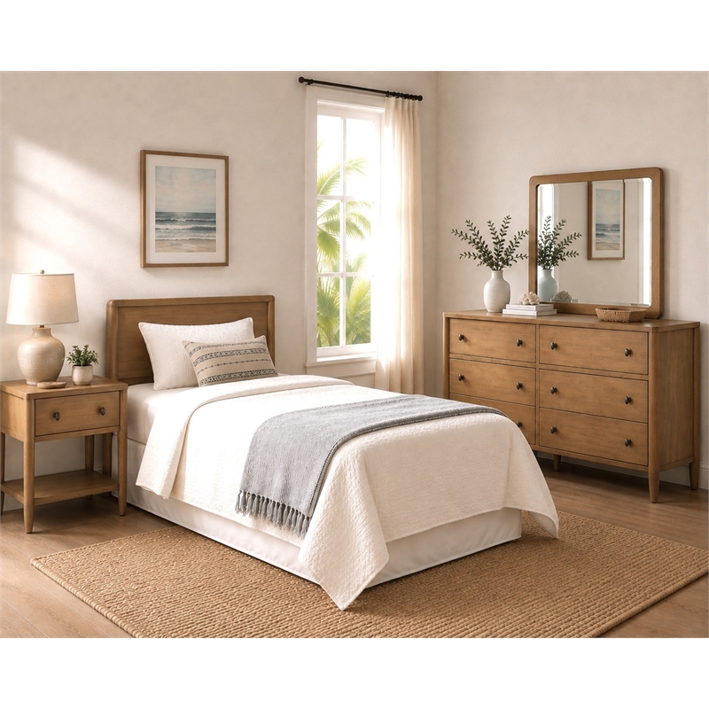 Finn & Louise Chatham Twin Headboard in Warm Maple Finish - Wood