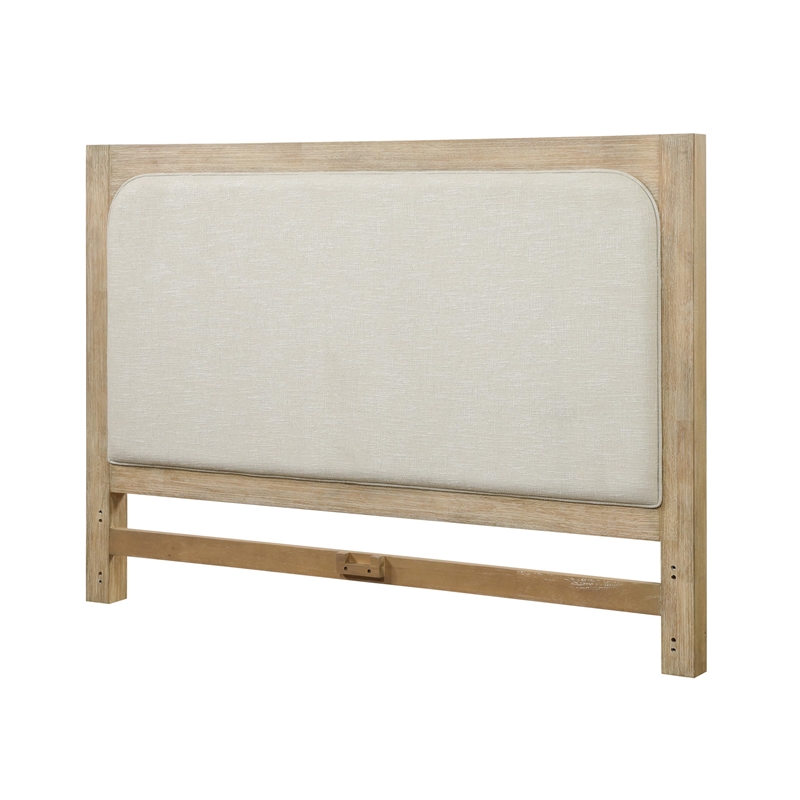 Finn & Louise Hyde Park Queen Headboard in Tan Natural & Cream