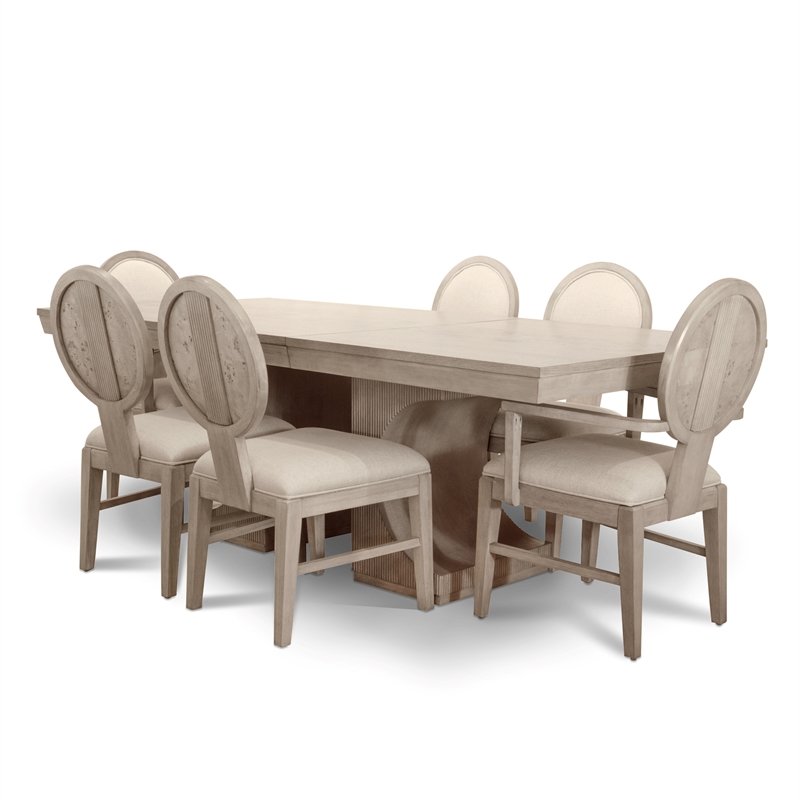 Manhattan Valley - Upholstered Side Chair - Set of 2 - Wood - Rose