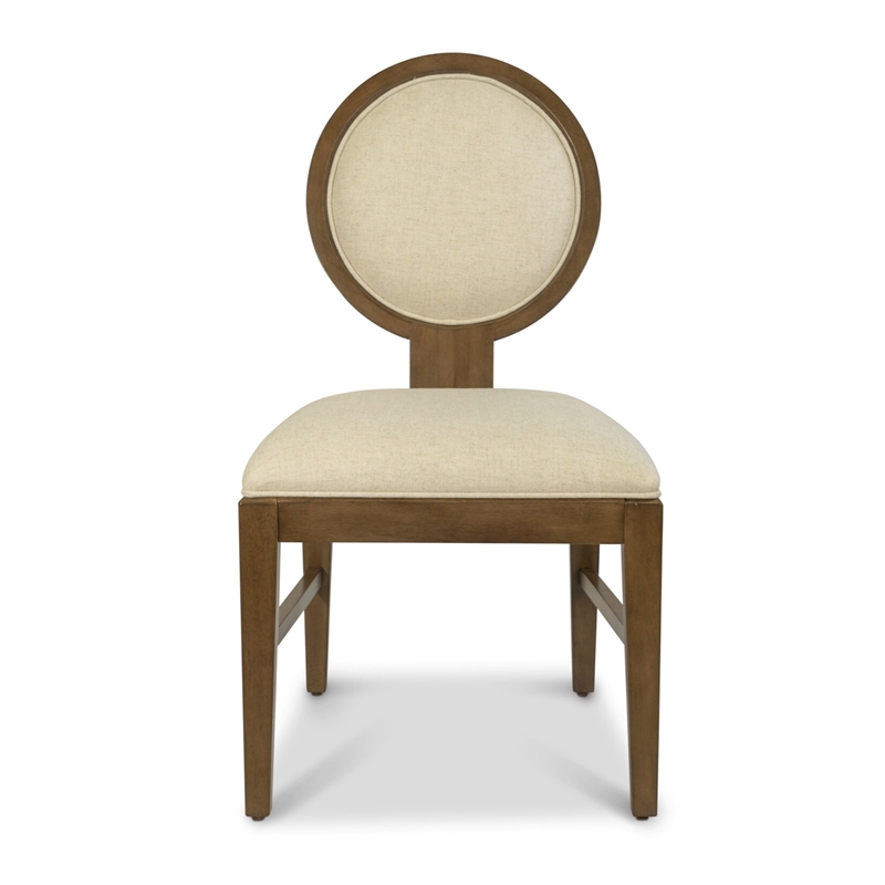 Manhattan Valley - Upholstered Side Chair - Set of 2 - Wood - Chestnut
