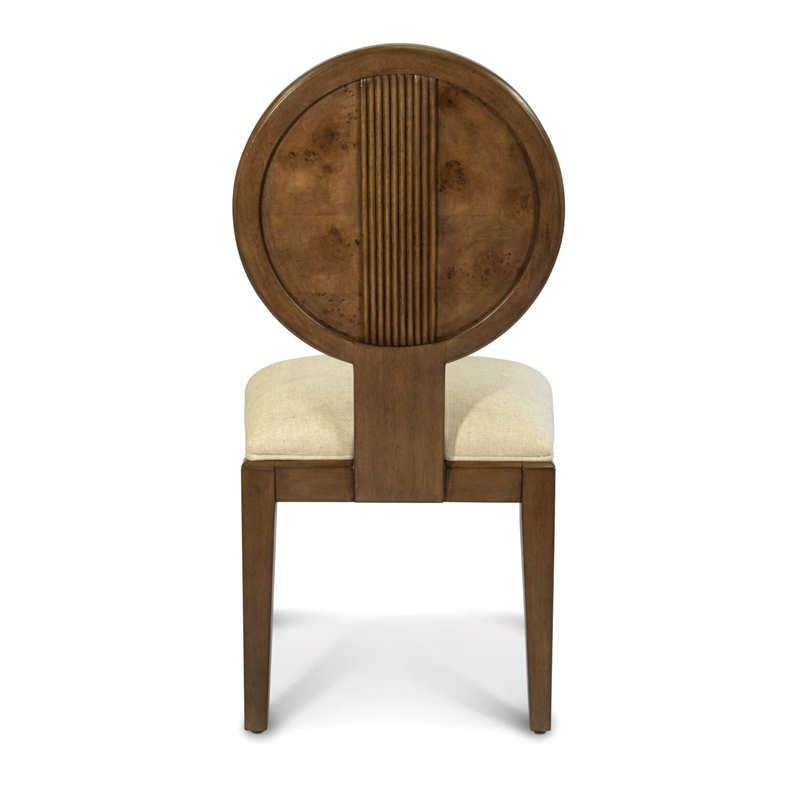 Manhattan Valley - Upholstered Side Chair - Set of 2 - Wood - Chestnut