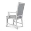 Point Breeze - Upholstered Arm Chair - Set of 2 - Wood - White