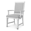 Point Breeze - Upholstered Arm Chair - Set of 2 - Wood - White
