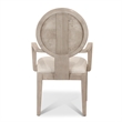 Manhattan Valley - Upholstered Arm Chair - Set of 2 - Wood - Rose