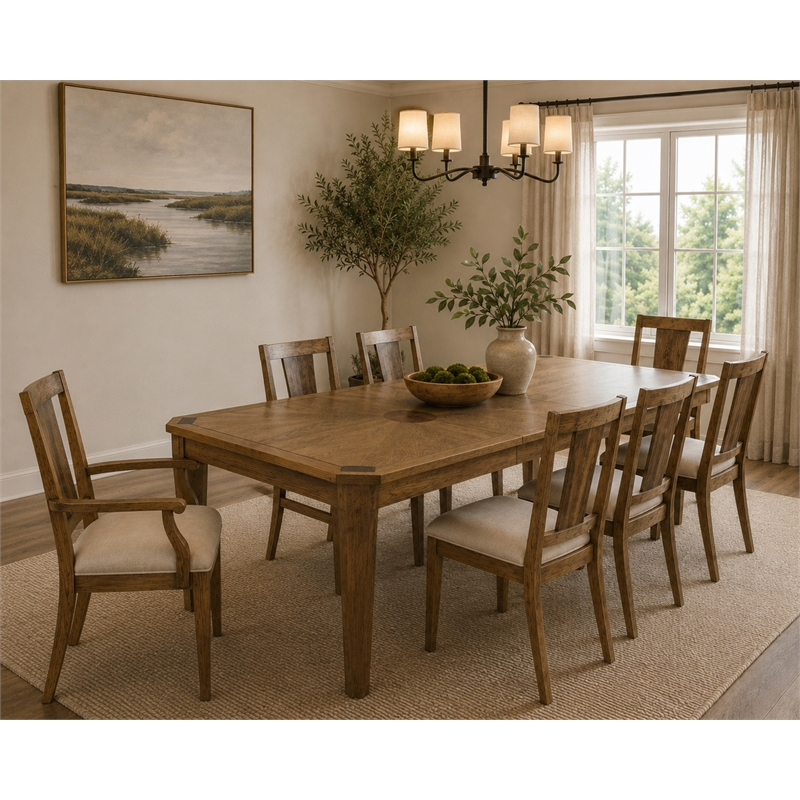 Sun Haven - Upholstered Arm Chair - Set of 2 - Wood - Chair Decor - Walnut