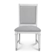 Point Breeze - Upholstered Side Chair - Set of 2 - Wood - White