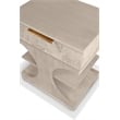 Manhattan Valley - 1 Drawer Accent Nightstand - Dusty Rose Finish - Wood