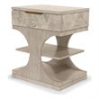 Manhattan Valley - 1 Drawer Accent Nightstand - Dusty Rose Finish - Wood