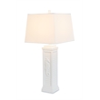 Sea Horse White Coastal Lamps USB Charging port (Set of 2) 3-Way Switch