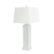 Sea Horse White Coastal Lamps USB Charging port (Set of 2) 3-Way Switch