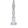 Lux Lighting  63'' Classic White Washed Coastal Floor Lamp Classy 3-Way Switch