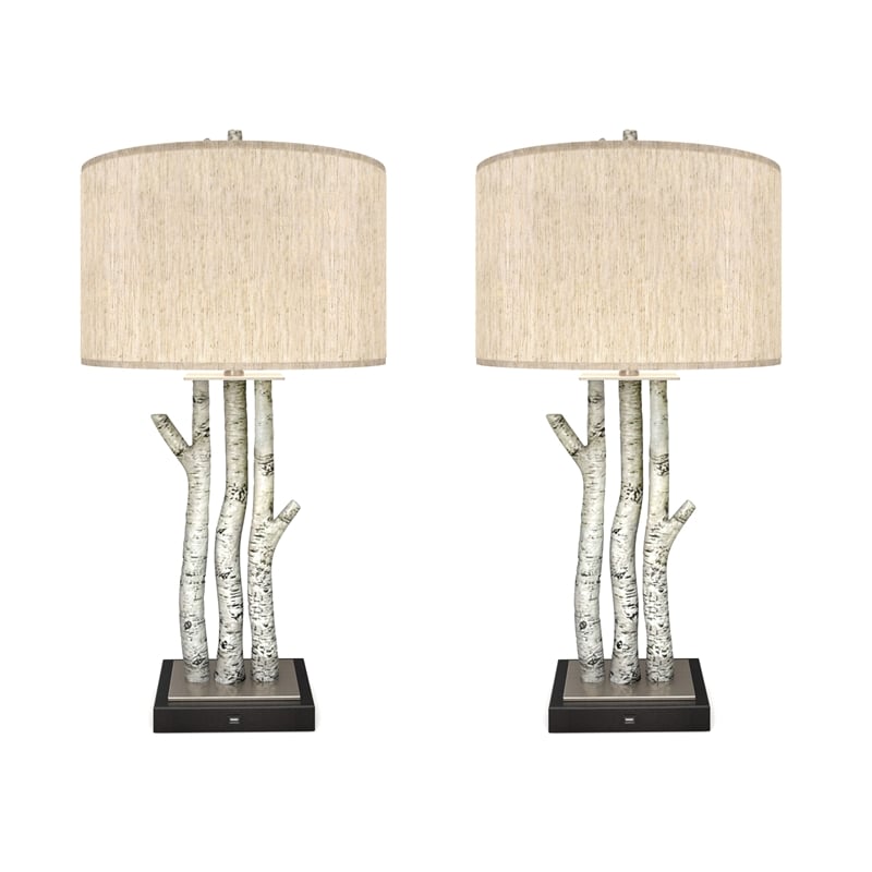 Lux Lighting Birchwood Trio - 29.5