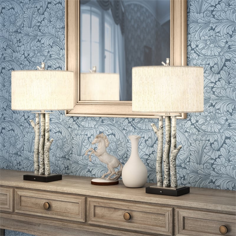 Lux Lighting Birchwood Trio - 29.5