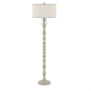 Lux Lighting 66&quot Zenith White Floor Lamp