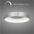 Alteck Stellar 14 inch Aluminum LED Outdoor Flush Mount in Silver