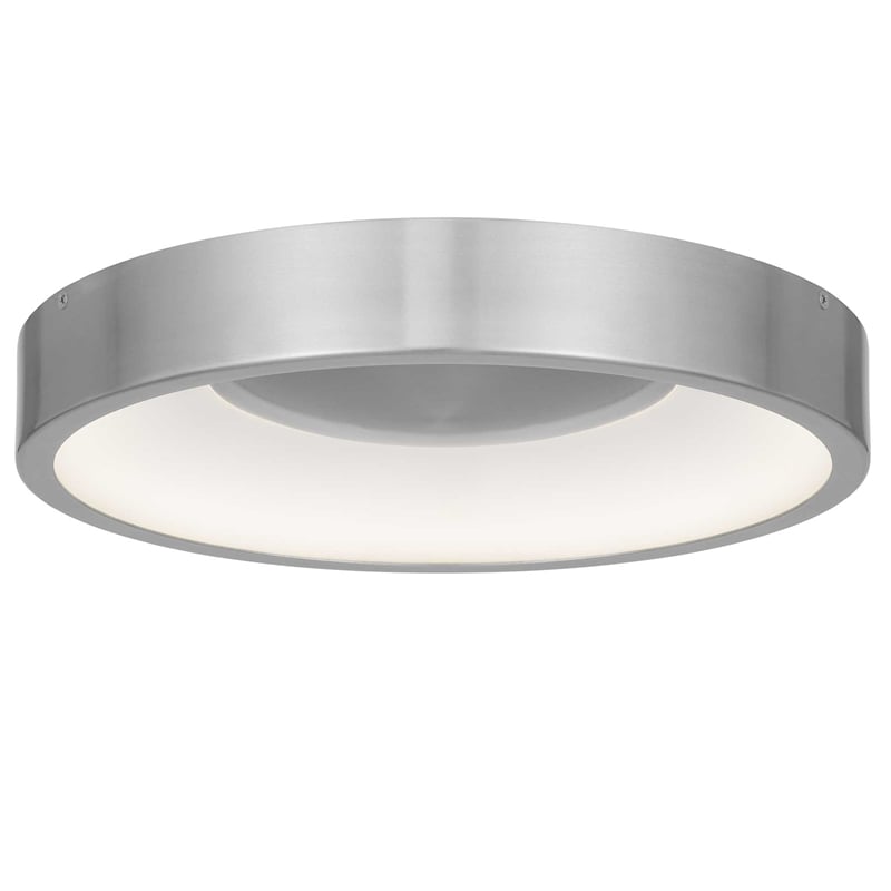 Alteck Stellar 14 inch Aluminum LED Outdoor Flush Mount in Silver