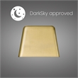 Alteck Bull 5.5 inch Aluminum LED Outdoor Wall Light in Brushed Brass