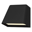 Alteck Bull 5.5 inch Aluminum LED Outdoor Wall Light in Black