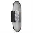 Alteck Marilyn 20 inch Aluminum LED Outdoor Wall Light in Black