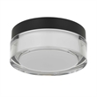 Alteck Sunspot 6 inch LED Stainless Steel Outdoor Flush Mount in Black