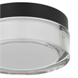 Alteck Sunspot 6 inch LED Stainless Steel Outdoor Flush Mount in Black