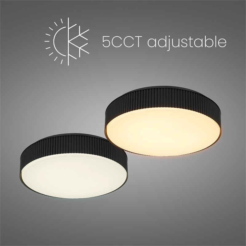 Alteck Channel 13 inch LED Outdoor Flush Mount