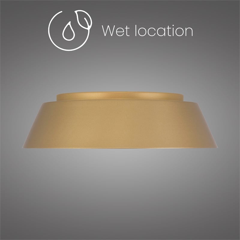 Alteck Pez 15 inch LED Outdoor Flush Mount