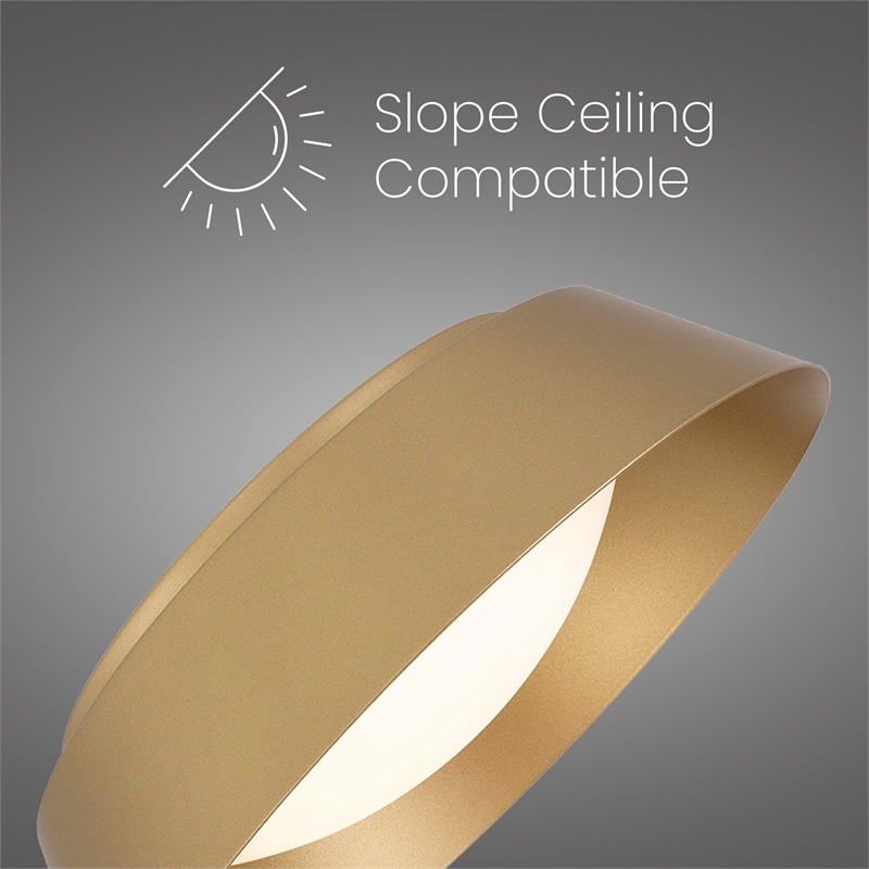 Alteck Pez 15 inch LED Outdoor Flush Mount