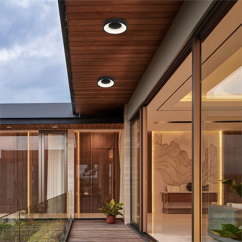 Alteck Stellar 11 inch LED Outdoor Flush Mount