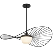 Alteck New Wave 34 inch LED Outdoor Pendant in Black