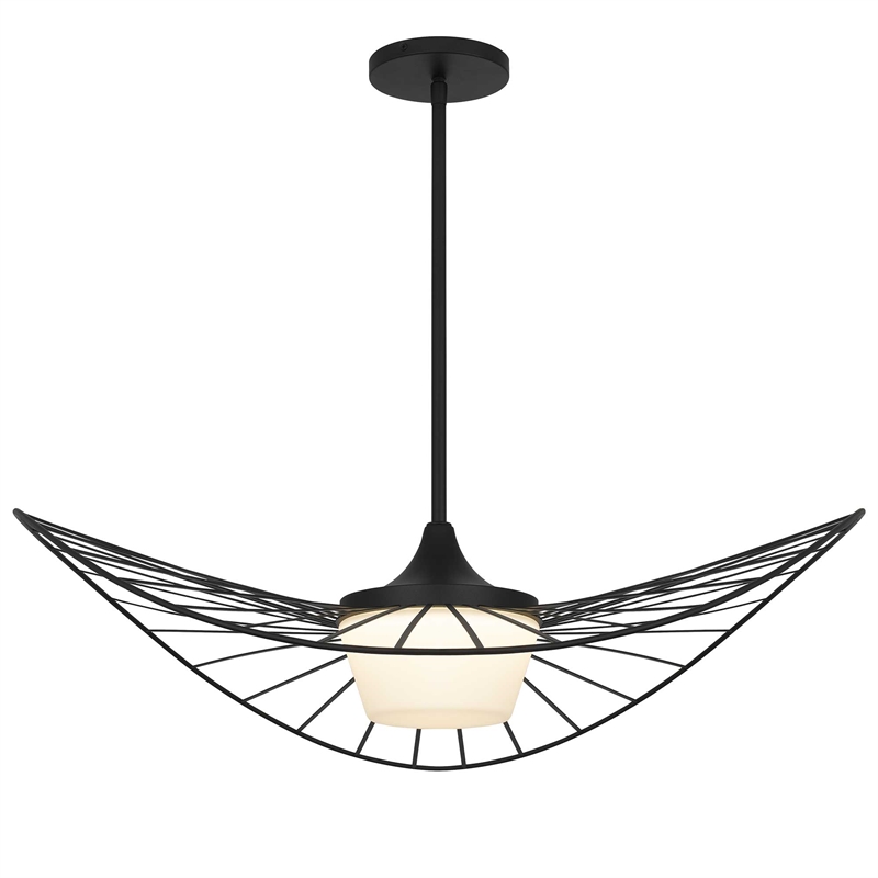 Alteck New Wave 34 inch LED Outdoor Pendant in Black