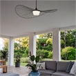 Alteck New Wave 44 inch LED Outdoor Pendant in Black
