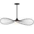 Alteck New Wave 44 inch LED Outdoor Pendant in Black