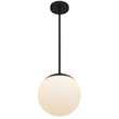 Alteck Rondure 10 inch  LED Outdoor Pendant in Black