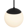 Alteck Rondure 10 inch  LED Outdoor Pendant in Black