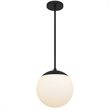 Alteck Rondure 10 inch  LED Outdoor Pendant in Black