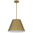 Alteck Jaz 16 inch  LED Outdoor Pendant in Brass