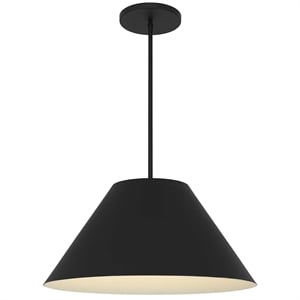Alteck Jaz 22 inch  LED Outdoor Pendant in Black