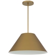 Alteck Jaz 22 inch  LED Outdoor Pendant in Brass