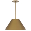 Alteck Jaz 22 inch  LED Outdoor Pendant in Brass