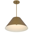 Alteck Jaz 22 inch  LED Outdoor Pendant in Brass