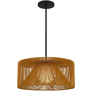 Alteck Key west 22 inch LED Outdoor Pendant in Black