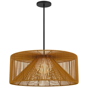 Alteck Key west 30 inch LED Outdoor Pendant in Black
